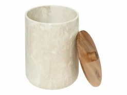 5five Papelera de baño efecto mármol 5 L