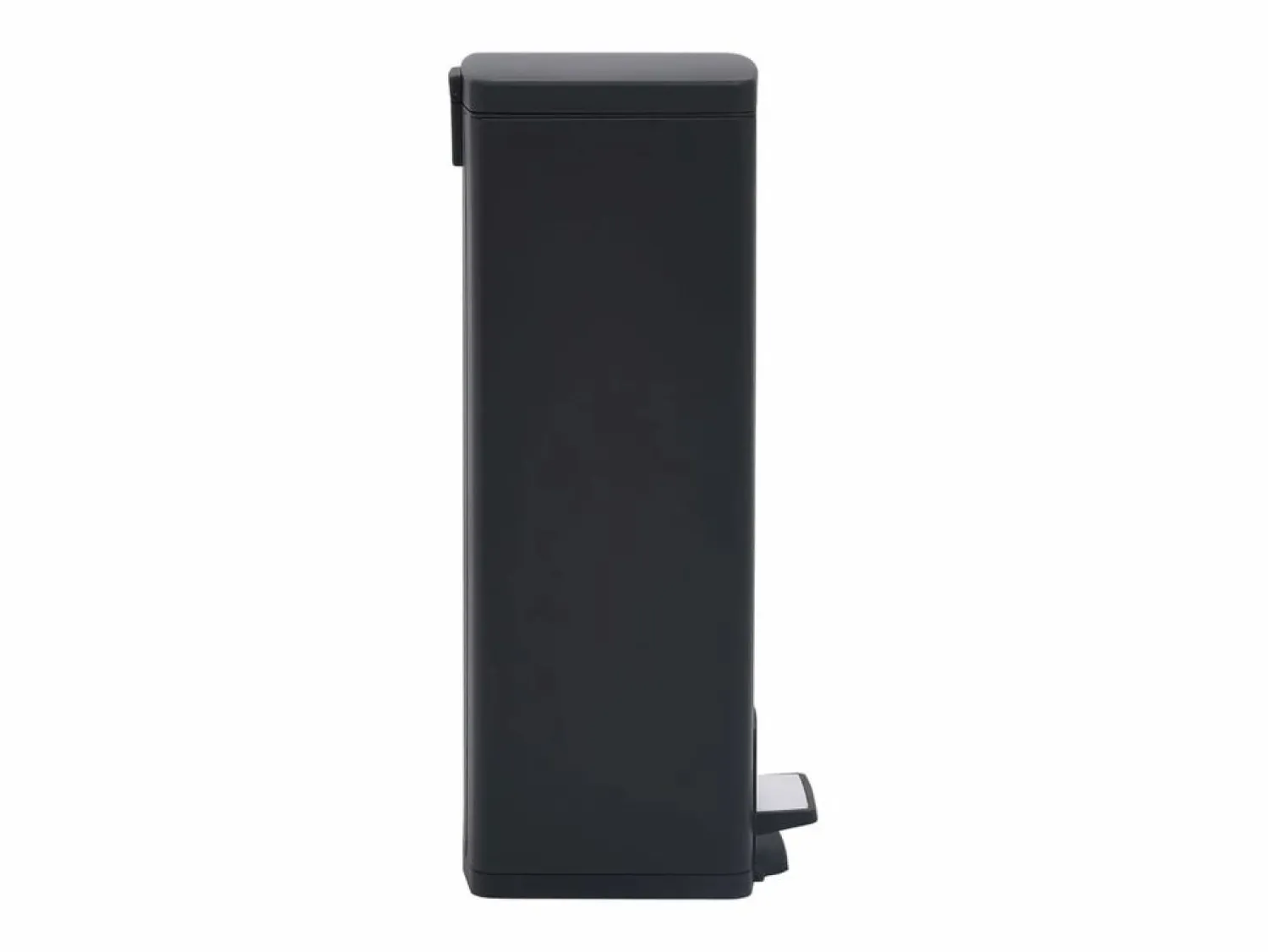 Clearance Helloshop26 Papelera de pedal antihuellas de acero inoxidable de 30 litros color 02_0006099 Negro