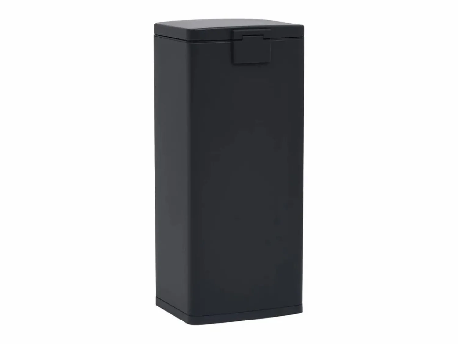 Clearance Helloshop26 Papelera de pedal antihuellas de acero inoxidable de 30 litros color 02_0006099 Negro