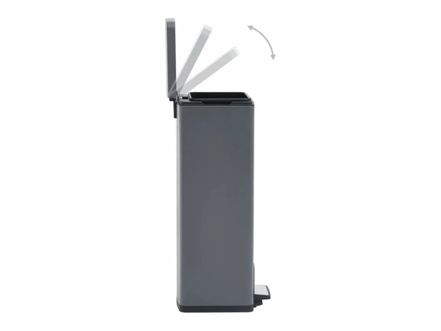 Best Papelera de pedal antihuellas de acero inoxidable de 30 litros 02_0006068 Cubo De Basura Para Cocina