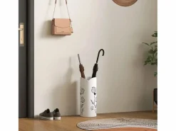 Homcom Paragüero Gisel 4 ganchos con bandeja de goteo 41x17x17 cm