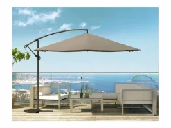 Clearance Concept-Usine Parasol excéntrico de 3x3 m - SOLENZARA Gris
