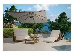 Best Parasol excéntrico 3x4 m CESARE Sombrilla