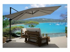 Best Parasol excéntrico 3x4 m CESARE Sombrilla