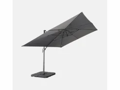 Clearance Parasol 3x4m rectangular desplazado Sombrilla
