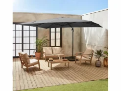 Clearance Parasol 3x4m rectangular desplazado Sombrilla