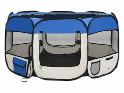 New Parque de perros plegable y bolsa transporte 125x125x61cm Seguridad Para Mascotas