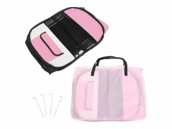 New Clicnbuy Parque de perros plegable bolsa de transporte 90x90x58 cm Rosa