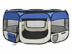 Hot Parque de perros plegable y bolsa transporte 145x145x61cm ES147488 Seguridad Para Mascotas