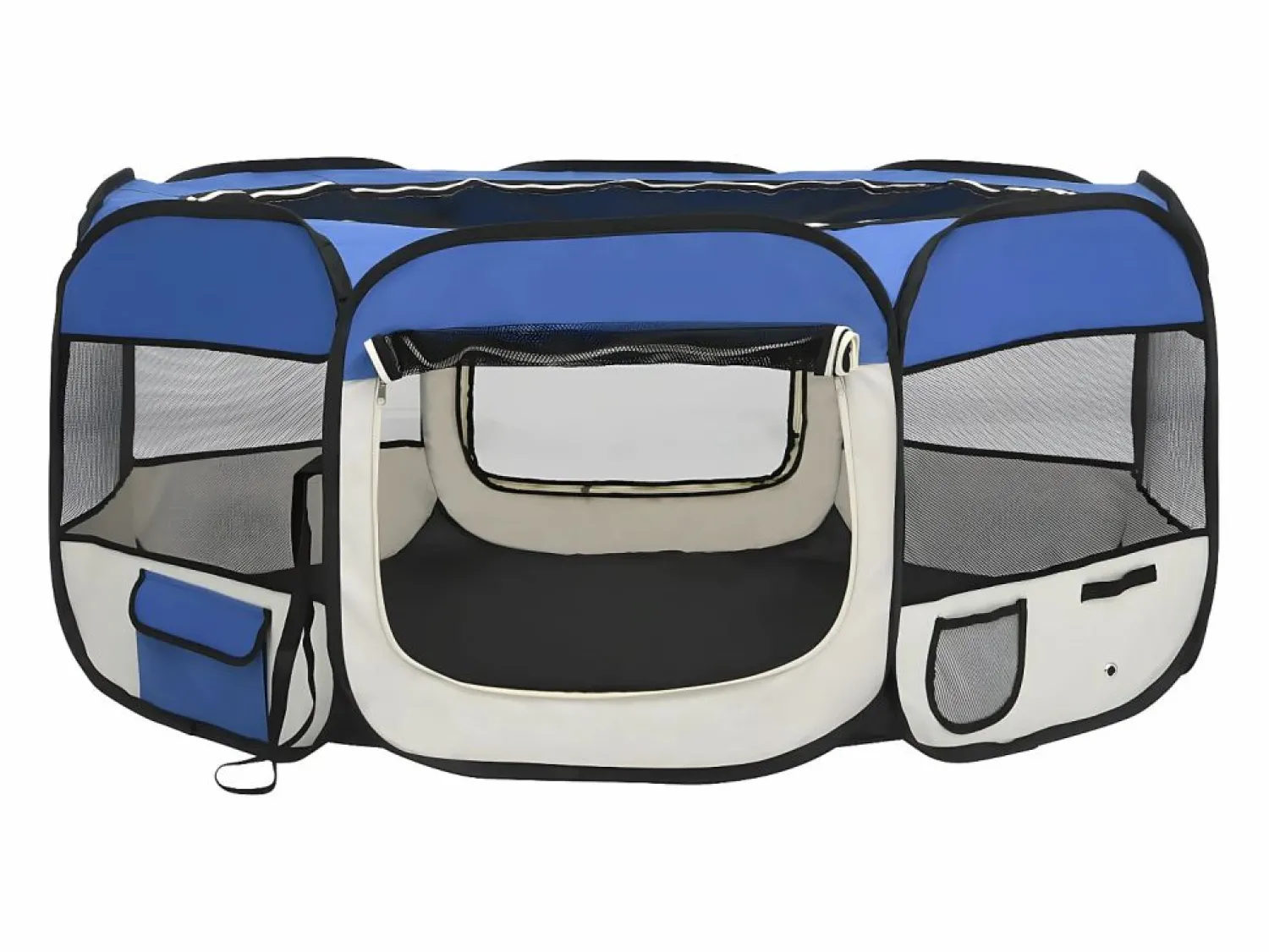 Hot Parque de perros plegable y bolsa transporte 145x145x61cm ES147488 Seguridad Para Mascotas