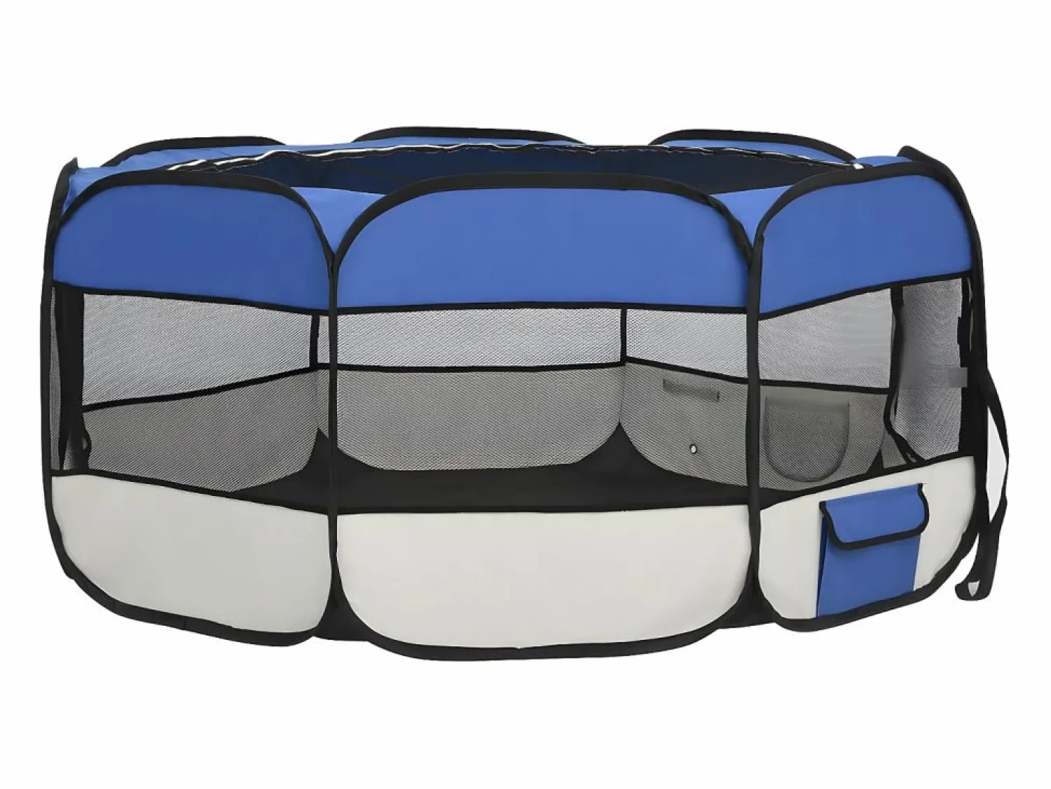 Hot Parque de perros plegable y bolsa transporte 145x145x61cm ES147488 Seguridad Para Mascotas