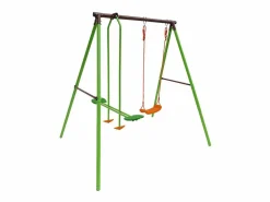 Best Habitat et jardin Parque infantil de acero Lola - 2 soportes - 1.95m
