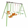 Best Parque infantil de acero Eva - 3 soportes - 1.95m Columpio