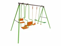 Best Parque infantil de acero Eva - 3 soportes - 1.95m Columpio