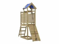 Outlet Parque infantil de exterior madera de pino impregnada ES489583 Marru00f3n