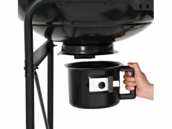 Best vidaxl Parrilla al aire libre con rueda 91 x 71 x 107 cm Metal Negro