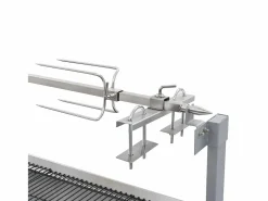 vidaxl Parrilla De Barbacoa Con Asador Y Motor Eléctrico