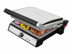 Best Parrilla eléctrica Cecotec Rock'nGrill 2400 UltraRapid 2400W inox Plateado