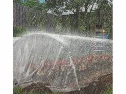 Película de invernadero de 8 x 10 m de grosor con protección UV, resistente al agua, para túneles de cultivo de plástico (1000 x 800 x 1 cm) Transparente