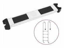Online Peldaño para escalera piscina acero inoxidable 304 50x9x3,5 cm ES867629 Plateado