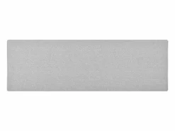 Online Garden Furniture Pelle Alfombra de pasillo 80x250 cm Gris claro