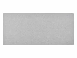 Online Garden Furniture Pelle Alfombra de pasillo 50x100 cm Gris claro