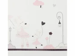 Discount Sauthon Pequeño ratón 70x50cm pegatinas de pared en papel Rosa