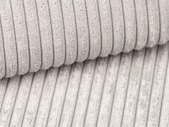 Vente-unique Pequeño Sofá cama rinconera derecha de pana AMELIA