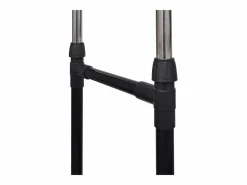 Outlet Perchero ajustable para ropa 4 ruedas 2 barras ES612326 Negro