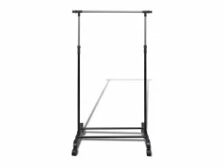 Perchero ajustable para ropa 4 ruedas 1 barras ES121316