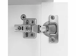 Outlet OKWISH Perchero con 4 ganchos y 2 puertas de almacenamiento – Para recibidores y pasillos Blanco