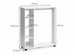 Vicco Perchero 110x42x129.4 cosmo