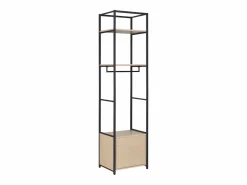 Perchero cerrado de madera y metal W50 x H200 cm JUNIO