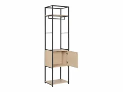 Perchero cerrado de madera y metal W50 x H200 cm JUNIO