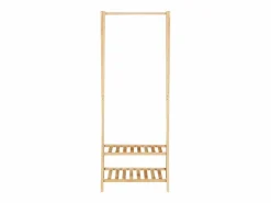 New Perchero de bambú 150 x 60 x 40 cm natural 03_0008147 Burro Para Ropa