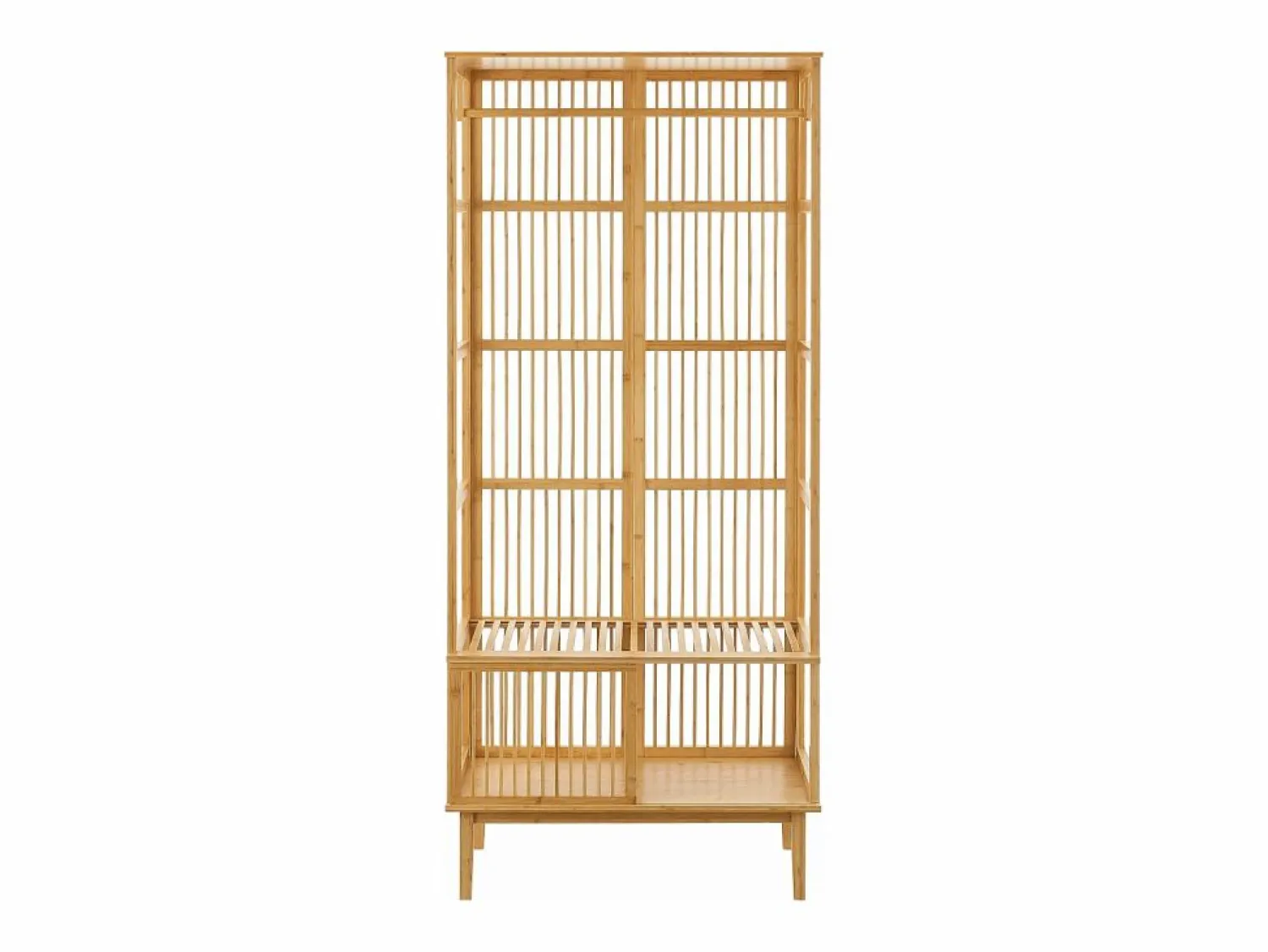 Sale Perchero de bambú 185 x 80 x 45 cm natural 03_0008145 Burro Para Ropa