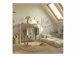 New Perchero de buhardilla KADRA 100x85cm Blanco