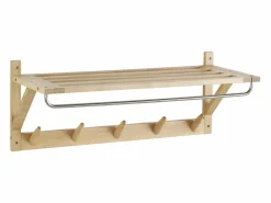 Online Perchero de madera de abedul natural Perchero