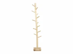 Discount Vente-unique Perchero de madera de teca - Color: natural - LIPALIA Color natural claro