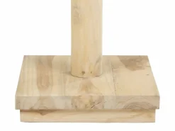 Discount Vente-unique Perchero de madera de teca - Color: natural - LIPALIA Color natural claro