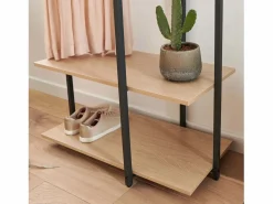 Perchero de madera y metal W80 x H165 cm CROSS