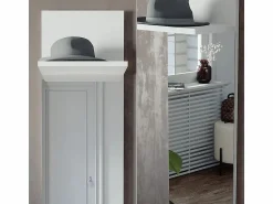 Outlet Perchero de pared 36x21.6x135 siri Perchero