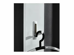 MSO Perchero de pared lacado de diseño negro Alti -