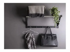 Discount Perchero de Pared Padova, , 78x32x34 cm, Kendra Home Negro
