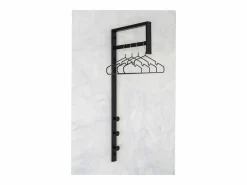 Sale Perchero de Pared Trento, , 30x3x82 cm, Kendra Home Negro