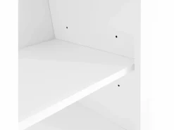 OKWISH Perchero de pasillo con 3 ganchos, zapatero y espacio de almacenaje abierto -
