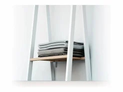 AT4 Perchero infantil HOOKI madera - Blanco/Haya Cruda - 50 x 30 x 130 cm