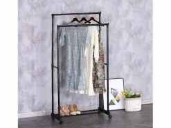 Discount Perchero melamina y metal para recibidor beige 74.5x157x39 cm Burro Para Ropa