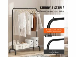 Online Perchero Resistente SucceBuy con Barra para Colgar en el Dormitorio. Burro Para Ropa