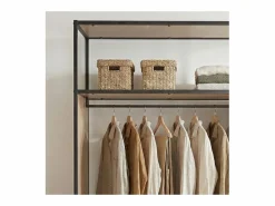New Perchero reversible de madera y metal OSLO Armario Abierto, Vestidor